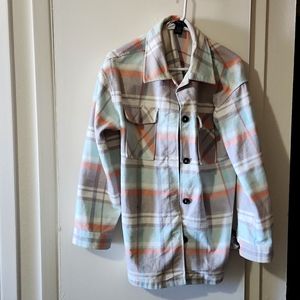 Pink & Blue Plaid Jacket